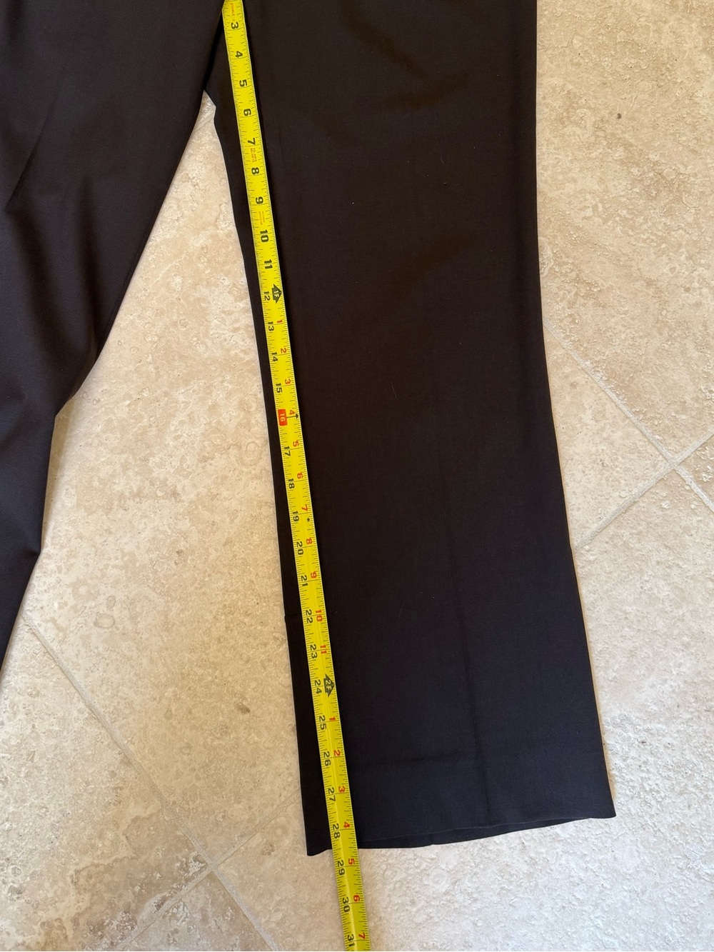 Lafayette 148 New York Brown Wool Blend Straight Leg Career Dress Pants 8 - Picture 4 of 9